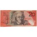 AUSTRALIA 2008 . TWENTY 20 DOLLARS BANKNOTE . STEVENS/HENRY . QUAD RADAR SERIAL 4444
